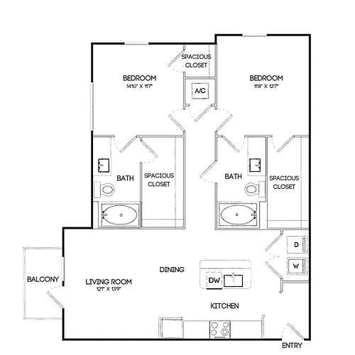 Floor plan B1