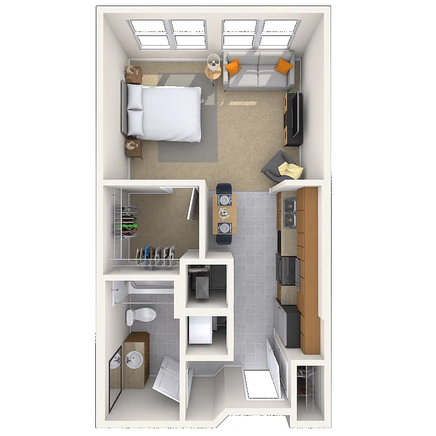 Floor plan Studio