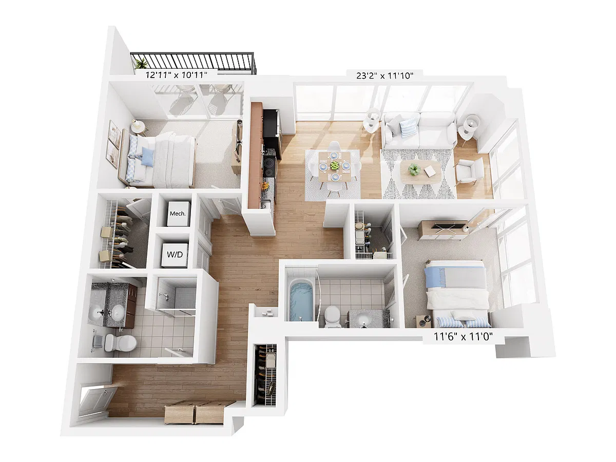 Floor plan B2