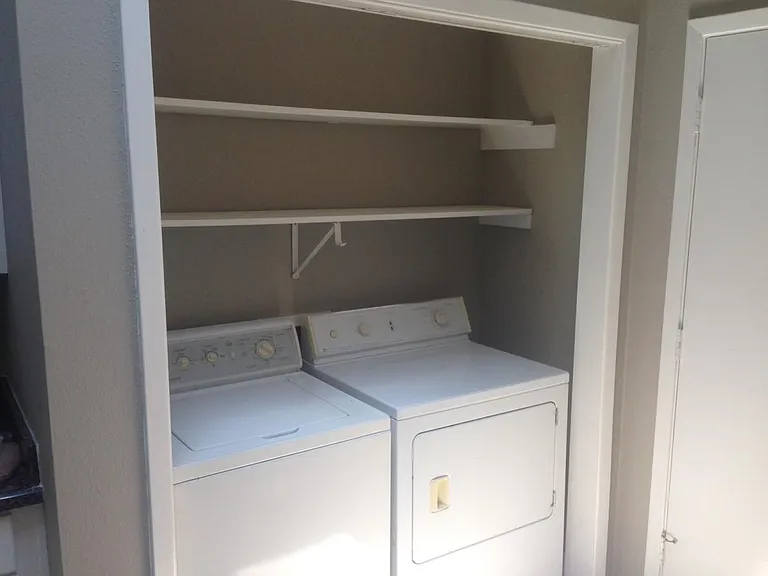 Washer & Dryer included.