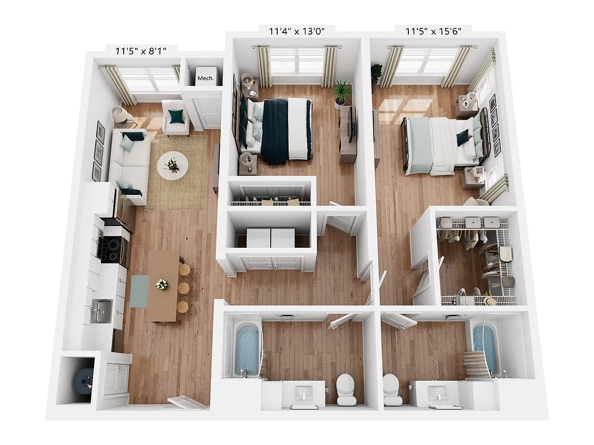 Floor plan B6
