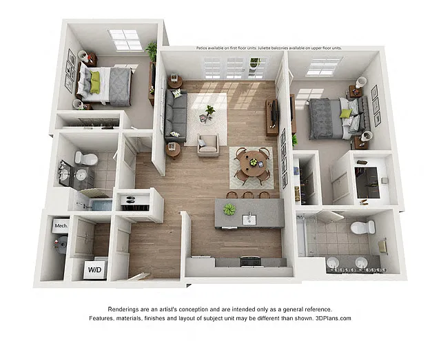 Floor plan B1