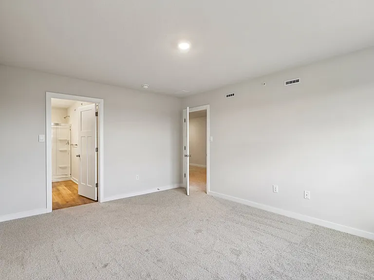 Master Bedroom - With Dual windows, ensuite bathroom and LED lighting wired for ceiling fan