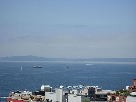 View straight out window
