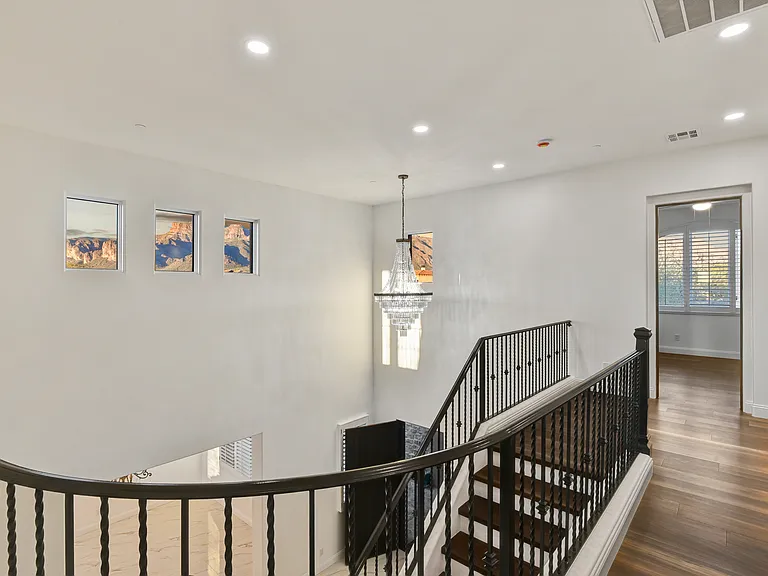 Stairs from upstairs to downstairs