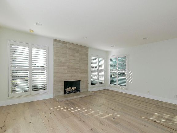 Large living room with fireplace