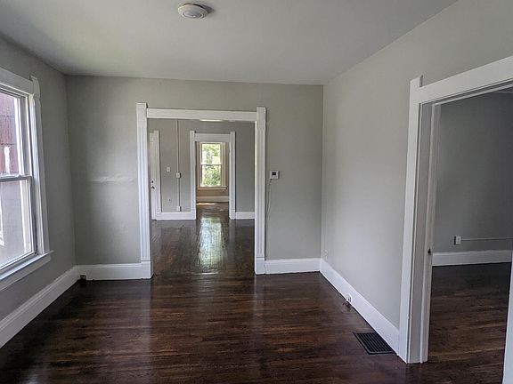 looking back at front door
