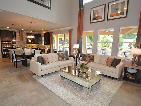 Two-story family room