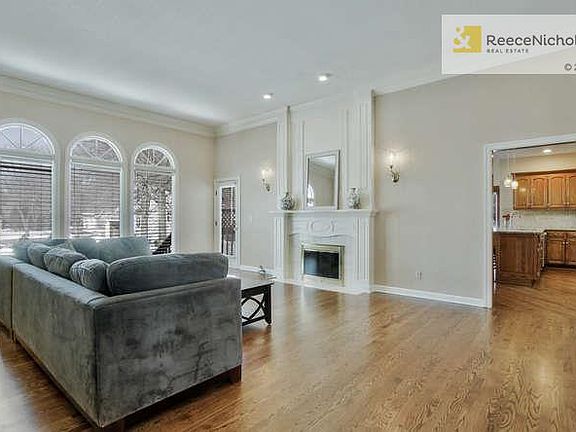Large great room has wonderful natural light.