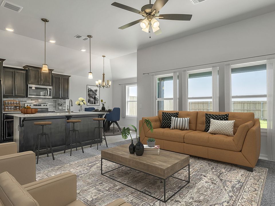 Living Room, Kitchen Breakfast Area