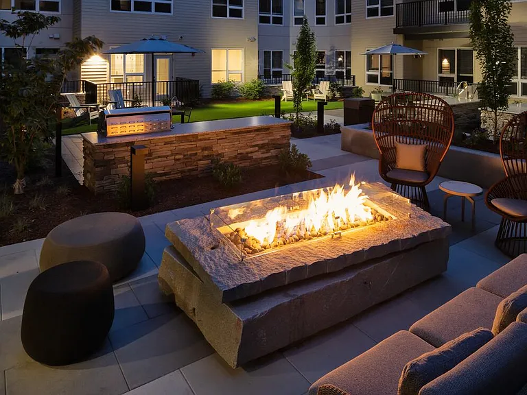 Courtyard #2 outdoor fire pit