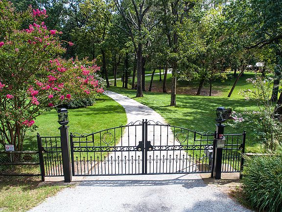 Park like curving entrance.
