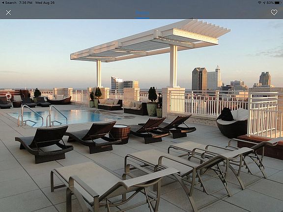 Rooftop pool