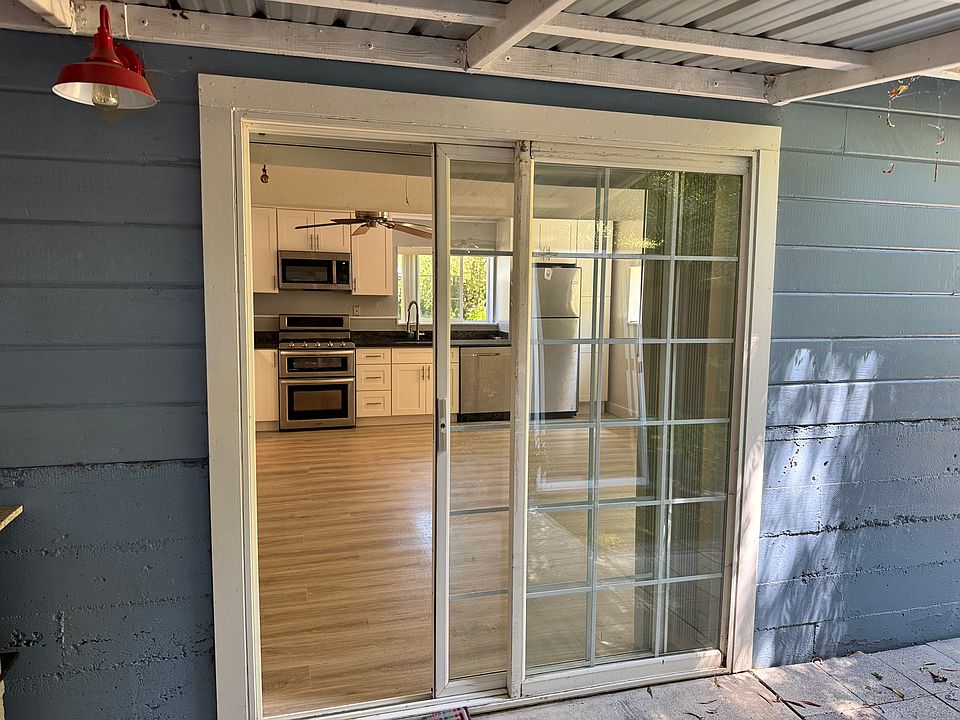 Sliding door entrance