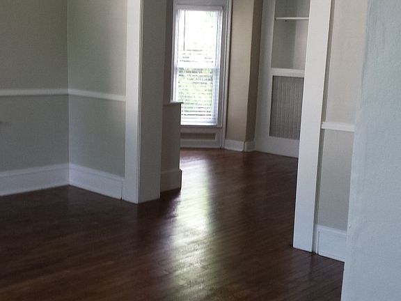 Living room into dining room