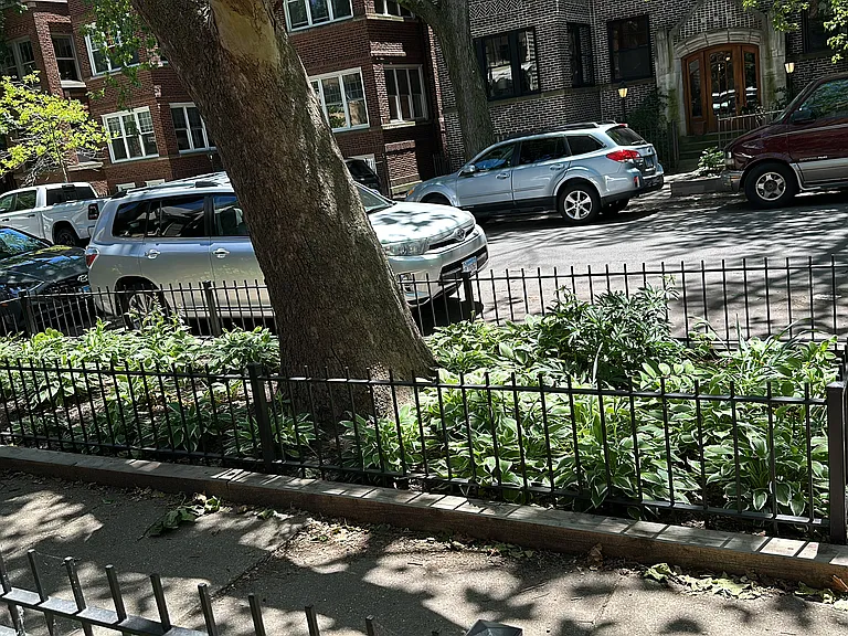 Street in front of building