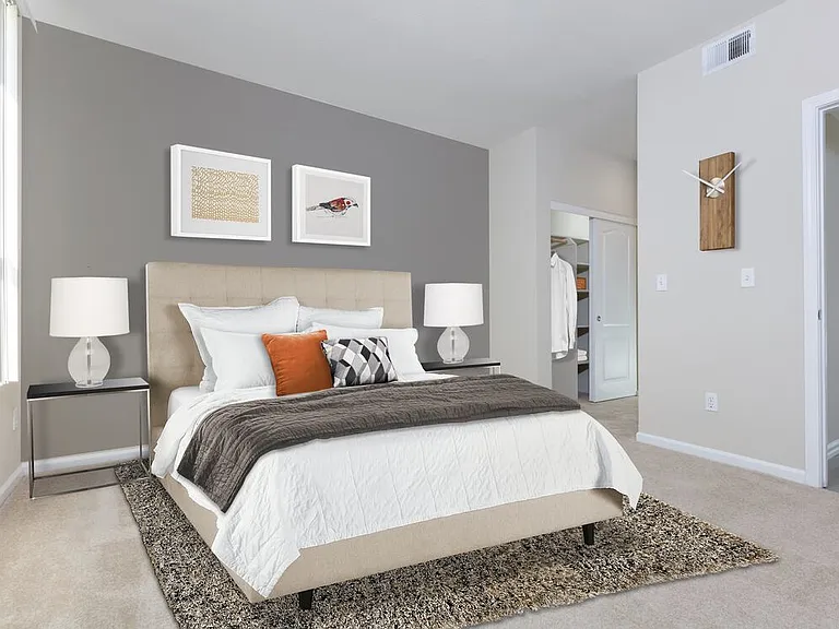Upgraded Apartment Home Master Bedroom