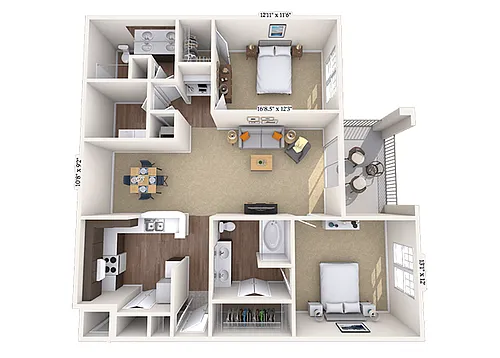 Floor plan B3