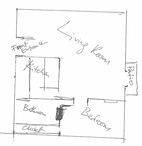 Floor plan 39 Units Apartment Complex