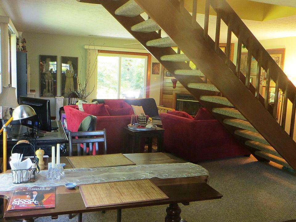 living room view from dining