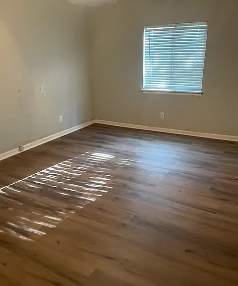 New Flooring and fresh paint, this is the master bedroom which is spacious