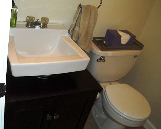 Lovely First Floor Half Bath