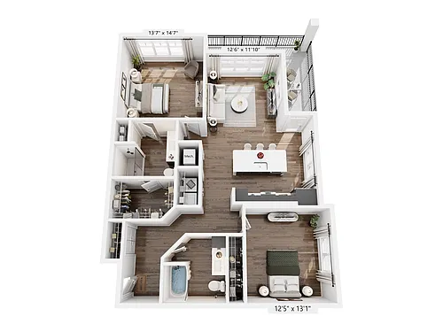 Floor plan B2