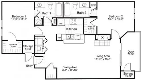 Floor plan B2 2/2