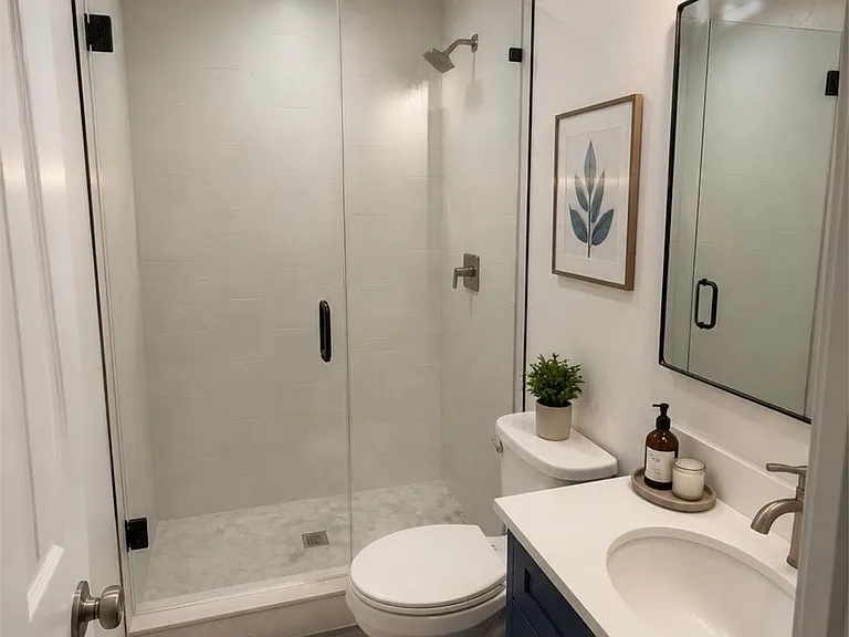 Downstairs Bathroom connected to Downstairs Bedroom