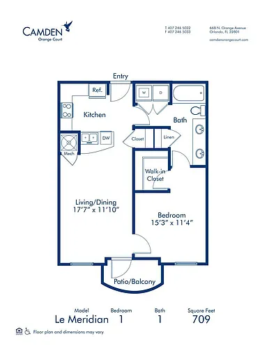 Floor plan Le Meridian