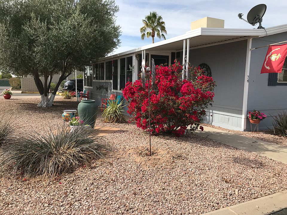 Covered parking on left