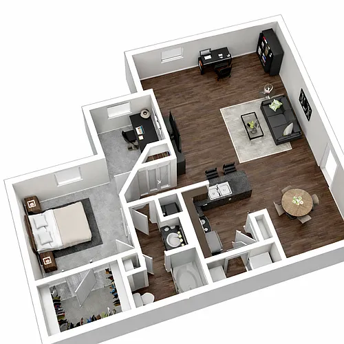 Floor plan Calhoun- Computer Room/Sunroom