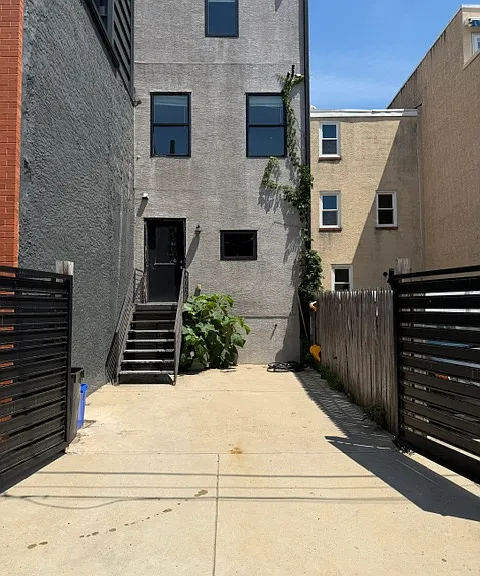 Rear entrance