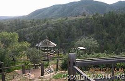 View South to Round Pergula at bottom of acreage
