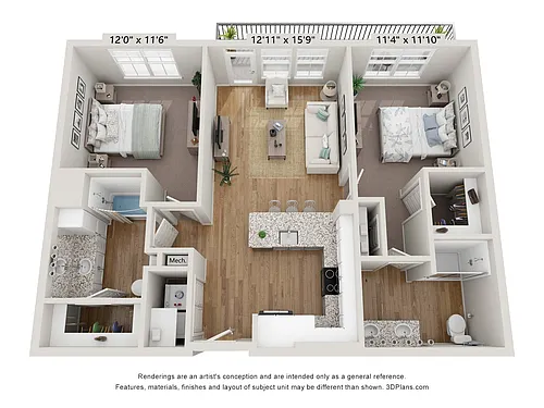 Floor plan B2 - Jasper