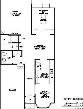 1st Floor Plan
