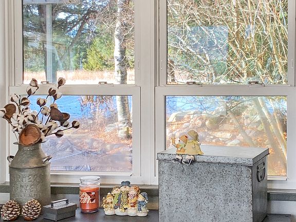 Foyer View of Koi Pond 