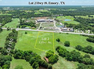 LOT 2 N State Highway 19, Emory, TX 75440