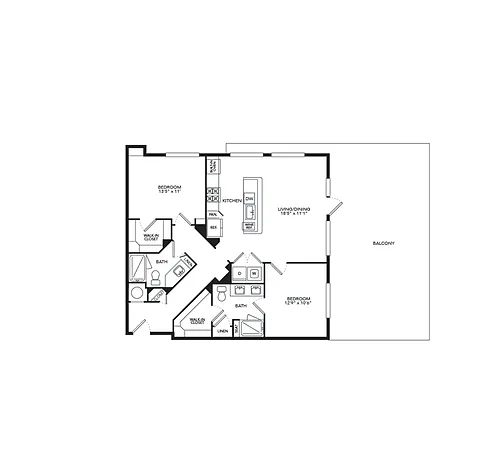 Floor plan B1B