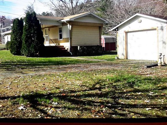 Front of the home with garage