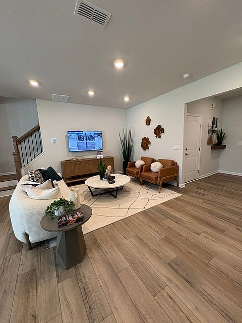 Open living area--please note all furniture and decor will be removed