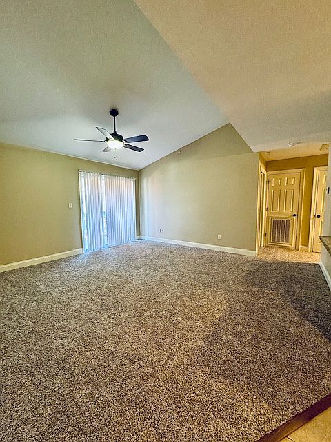 Living room with a glass sliding door to your own private balcony.
