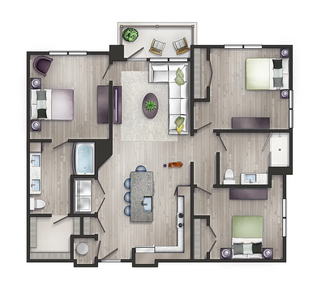 Floor plan C1