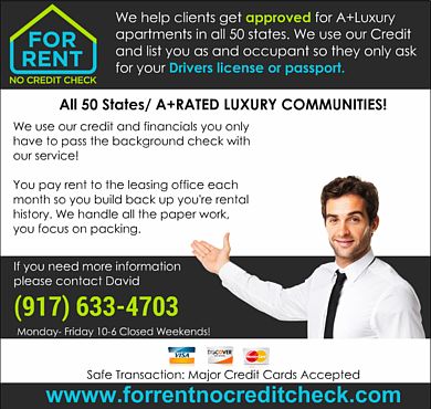 Lease Guarantor Co-Signer services