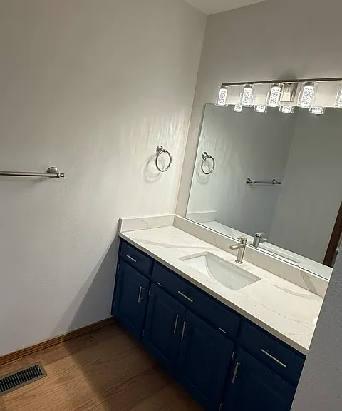 Master bath sink area