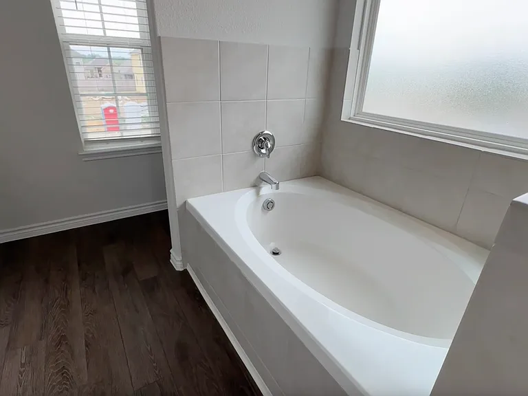 Separate tub and shower!