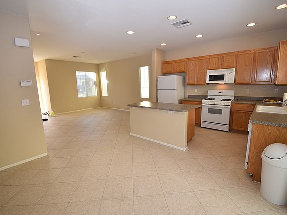 Kitchen and family room