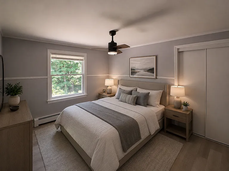 Bedroom 1 (AI staged)