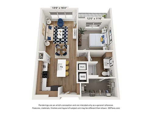 Floor plan A1 Cedar