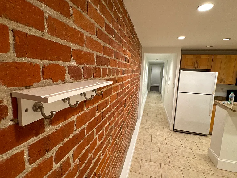 Exceptional exposed brick walls.